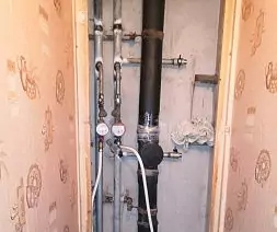 Замена стояка водопровода