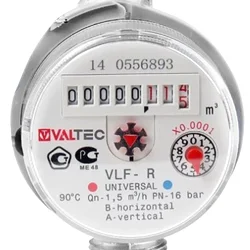 Установка счетчика воды Valtec