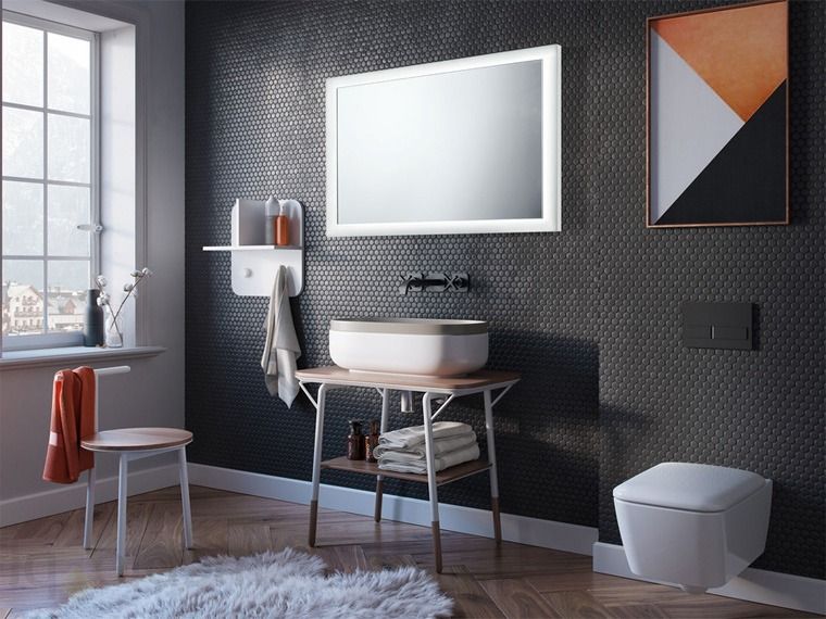 Модная ванная в 2018 году: тренды