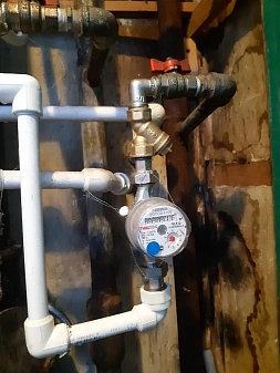 Установка счетчиков воды