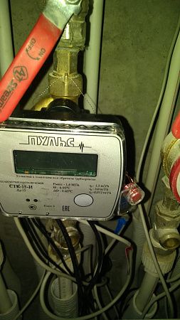 Установка теплосчетчиков